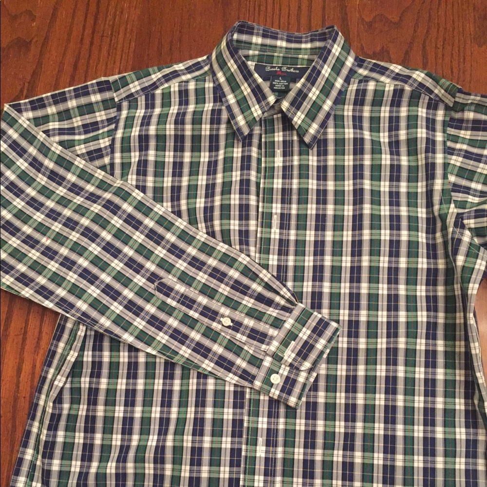 boys Brooks Brothers button front shirt